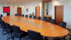 circon s-class - 8x3m - Oval elliptical conference table for Aspecta, Hamburg