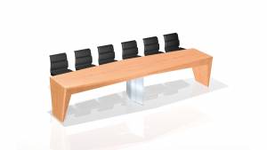 circon face conference table