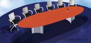 circon s-class - Extendable meeting table