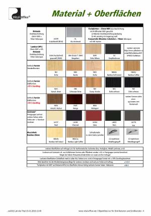 Preisliste 2019 vitAcoustic Office - Bambus Büro - Feng Shui Büro