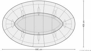 Typical for circon executive conference tables are the molded elliptical or diamond shaped bases