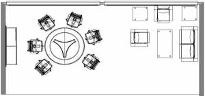 circon s-class - Meeting tables elliptical and round tables