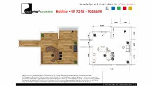 Büroplanung Chefbüro Mobilfunk Südpfalz