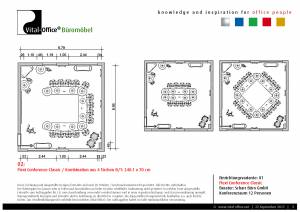 flexiconference in Bambus Massivholz - edle Konferenztischanlage