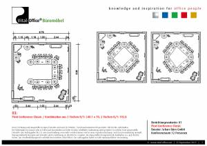 flexiconference in Bambus Massivholz - edle Konferenztischanlage