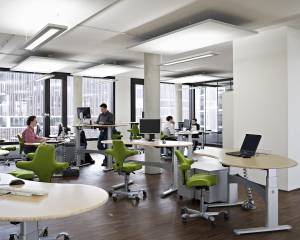 Artundweise Newport, Bremen - new creative work environment with ergonomic green bamboo desks, Feng Shui, True Light and acoustics