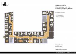 Büroplanung | Raum und Möblierungskonzept für HUK Coburg