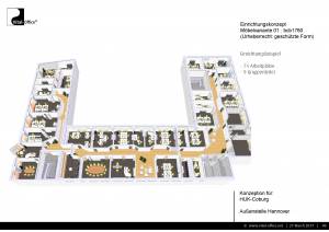 Büroplanung | Raum und Möblierungskonzept für HUK Coburg