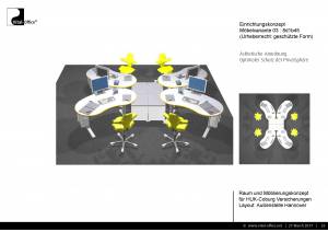 Büroplanung | Raum und Möblierungskonzept für HUK Coburg
