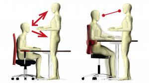 How saddle chairs and open angle sitting foster communication and collaboration